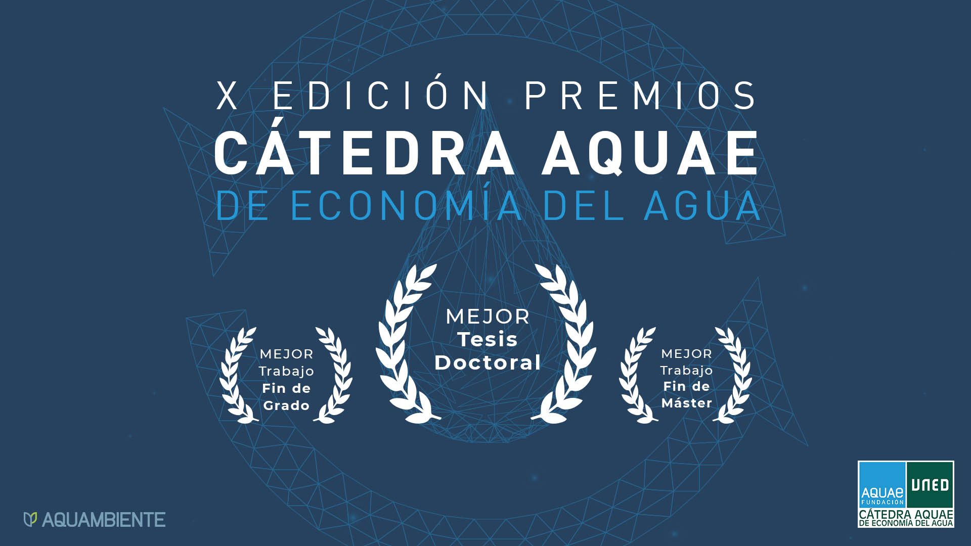 X Edición Premios Cátedra Economía del Agua