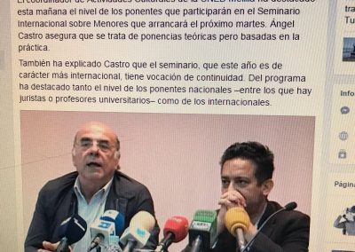 II Seminario Internacional sobre menores no acompañados a través de las fronteras